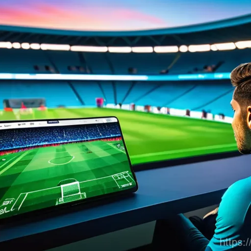 국제 스포츠 대회 분석 - **Prompt 1: Dynamic Sports Analytics in Action**
    "A vibrant, dynamic shot of a professional foot...