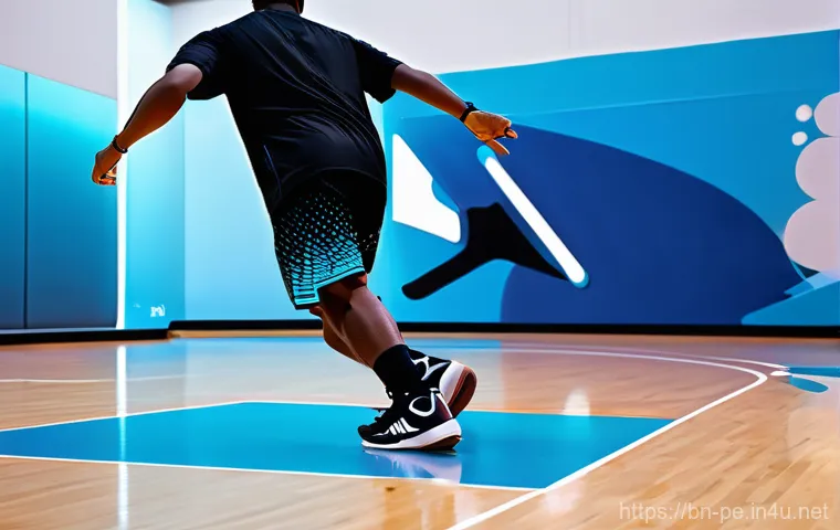 국제 스포츠 대회 분석 - **Prompt 1: Dynamic Sports Analytics in Action**
    "A vibrant, dynamic shot of a professional foot...